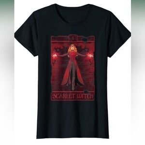 Marvel Wanda Maximoff / Scarlet Witch Women’s Black Tee (Sz XXL)